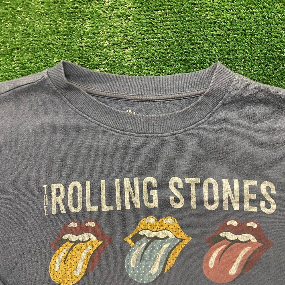 Rolling Stones Pop Art Lips Tongue Rock Band Sweatshi… - Gem